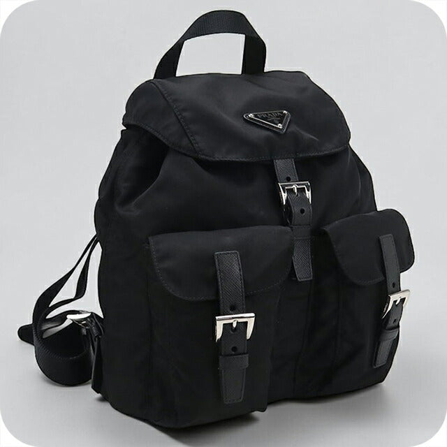 中古 プラダ リュック レディース ブランド PRADA バックパック ブラック USDPR110828011