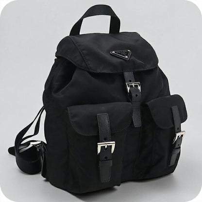 中古 プラダ リュック レディース ブランド PRADA バックパック ブラック USDPR110828011