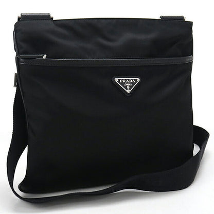 中古 プラダ 斜め掛け ショルダーバッグ メンズ ブランド PRADA 2VH053 ブラック USDPR111024011