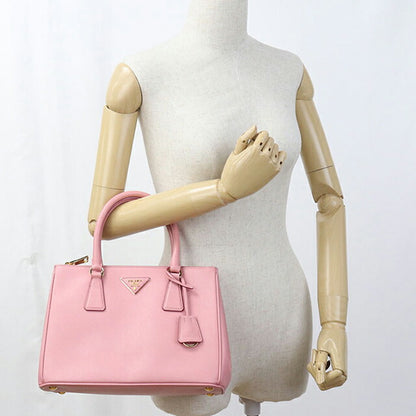 Used Prada tote bag ladies brand PRADA Galleria medium bag pink USDPR111156011