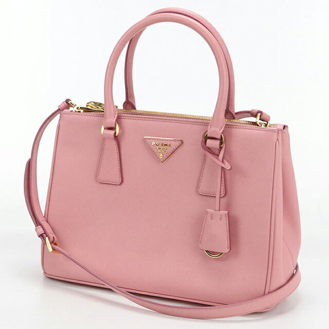 Used Prada tote bag ladies brand PRADA Galleria medium bag pink USDPR111156011