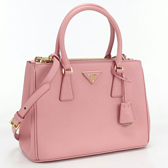 Used Prada tote bag ladies brand PRADA Galleria medium bag pink USDPR111156011