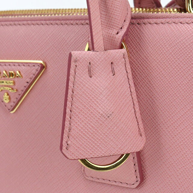 Used Prada tote bag ladies brand PRADA Galleria medium bag pink USDPR111156011