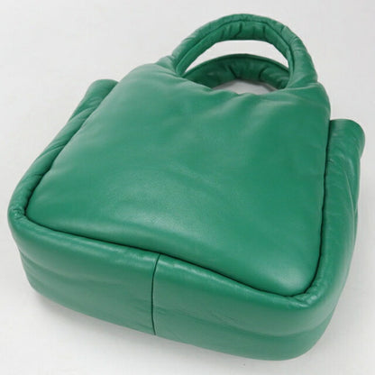 Used Prada handbag ladies brand PRADA 2WAY leather 1BA359 green USDPR111324011