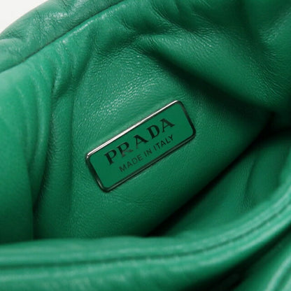 Used Prada handbag ladies brand PRADA 2WAY leather 1BA359 green USDPR111324011