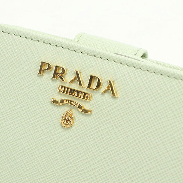 中古 プラダ 二つ折り財布 二折財布 レディース ブランド PRADA