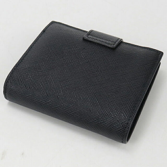 PRADA サフィアーノレザー 二つ折り財布 中古品 中古 プラダ 二つ折り財布 二折財布 メンズ ブランド PRADA