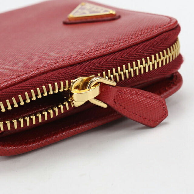 中古 プラダ 二つ折り財布 二折財布 レディース ブランド PRADA