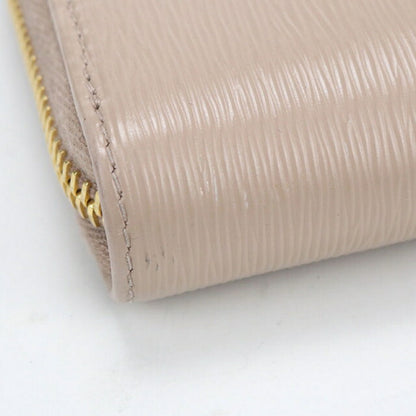 Used Prada long wallet round zipper ladies brand PRADA zip around long wallet beige USDPR112054011