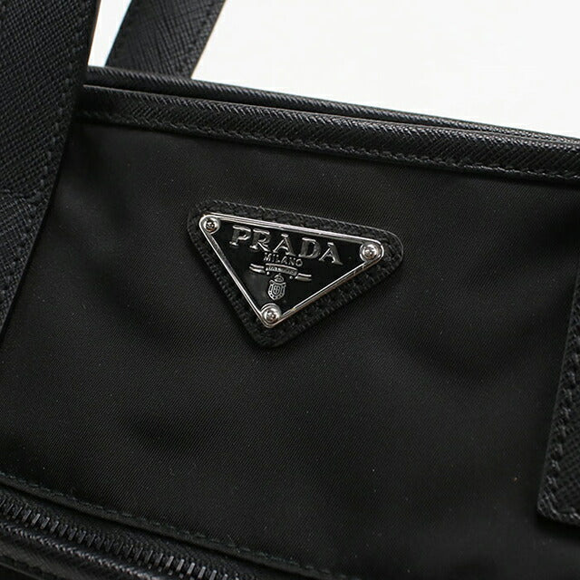 中古 プラダ トートバッグ メンズ ブランド PRADA Re-Nyron 2WAY 2VG860 ブラック USDPR112127011