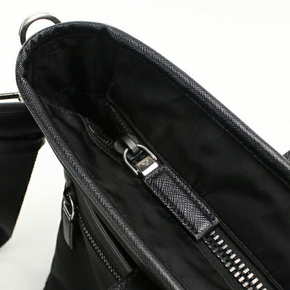中古 プラダ トートバッグ メンズ ブランド PRADA Re-Nyron 2WAY 2VG860 ブラック USDPR112127011