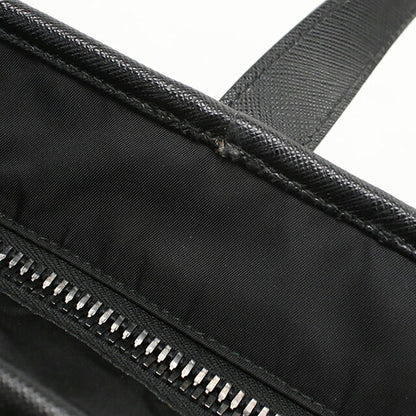中古 プラダ トートバッグ メンズ ブランド PRADA Re-Nyron 2WAY 2VG860 ブラック USDPR112127011