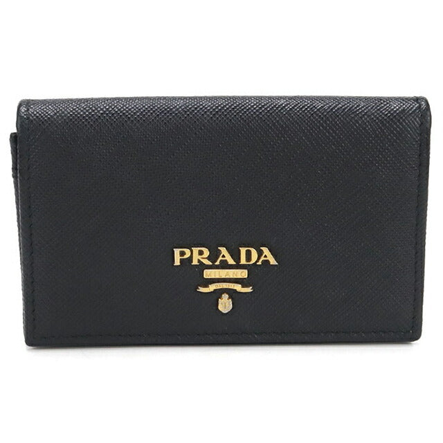 中古 プラダ 名刺入れ レディース ブランド PRADA サフィアーノレザー
