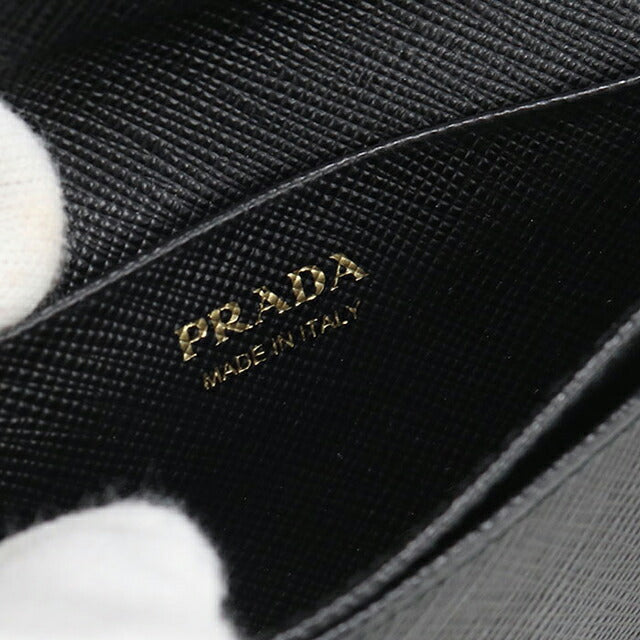 中古 プラダ 名刺入れ レディース ブランド PRADA サフィアーノレザー