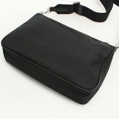 中古 プラダ 斜め掛け ショルダーバッグ メンズ ブランド PRADA 2VH113 ブラック USDPR112543011
