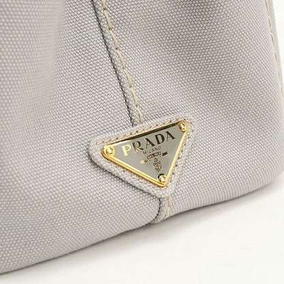 中古 プラダ トートバッグ レディース ブランド PRADA カナパ 2WAY 1BG439 グレー USDPR112683011