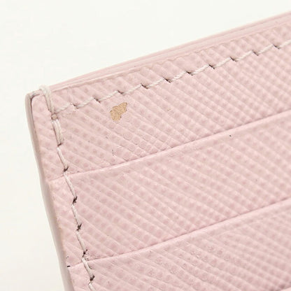 中古 プラダ カードケース レディース ブランド PRADA サフィアーノトライアングル カードホルダー レザー 1MC025 ピンク USDPR112897011