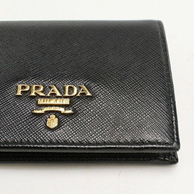 中古 プラダ 二つ折り財布 二折財布 レディース ブランド PRADA