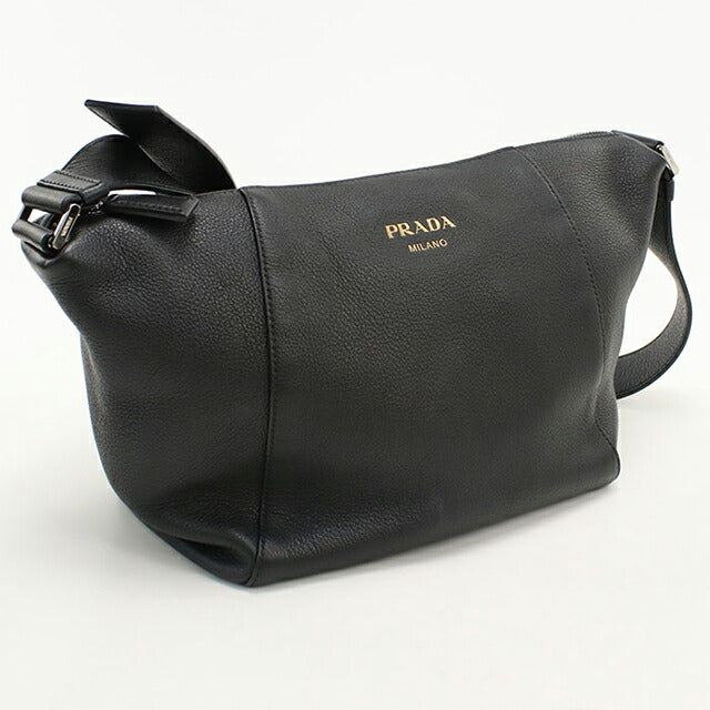 中古 プラダ 斜め掛け ショルダーバッグ メンズ ブランド PRADA 2VH178 2CYS F0002 ブラック USDPR112994011