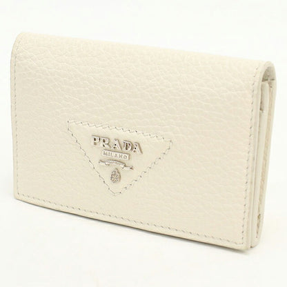中古 プラダ 名刺入れ レディース ブランド PRADA レザー カードケース レザー 1MC110 ホワイト USDPR113059011