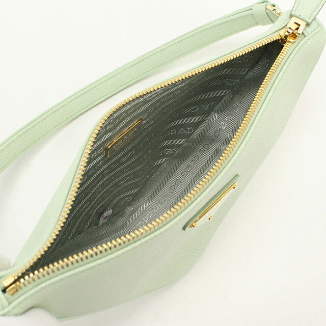 中古 プラダ ショルダーバッグ レディース ブランド PRADA トライアングルバッグ 2WAY レザー グリーン USDPR113085011
