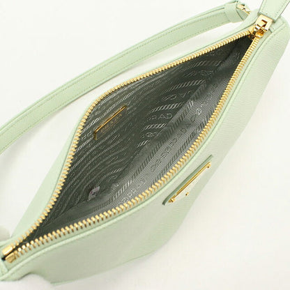 中古 プラダ ショルダーバッグ レディース ブランド PRADA トライアングルバッグ 2WAY レザー グリーン USDPR113085011