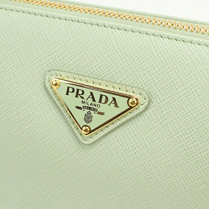 中古 プラダ ショルダーバッグ レディース ブランド PRADA トライアングルバッグ 2WAY レザー グリーン USDPR113085011