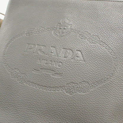 中古 プラダ ショルダーバッグ レディース ブランド PRADA レザー 1BE057 グレー USDPR113384011