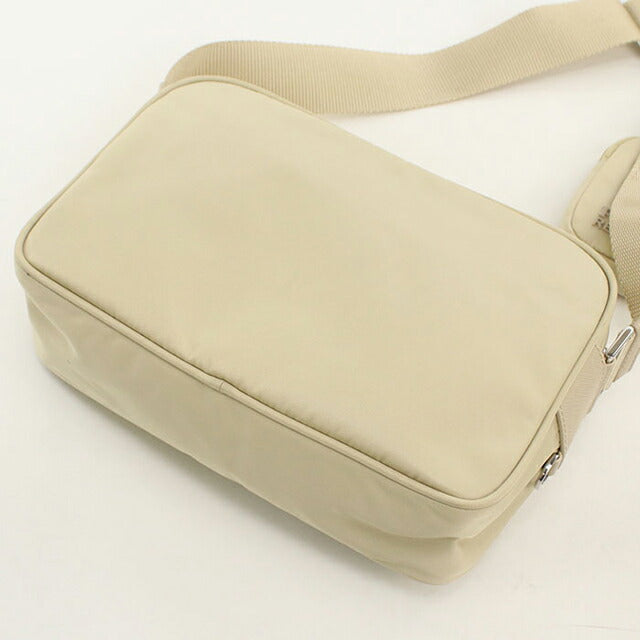 中古 プラダ 斜め掛け ショルダーバッグ レディース ブランド PRADA ショルダーバッグ 1BC167 RV44 F0F24 ベージュ USDPR113477011