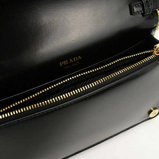 中古 プラダ ショルダーバッグ レディース ブランド PRADA チェーン 1BD350 ブラック USDPR113542011