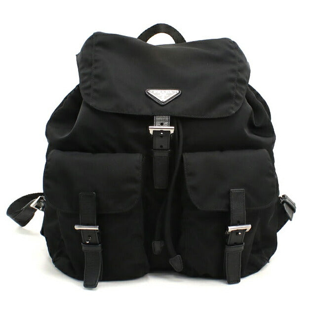 中古 プラダ リュック レディース ブランド PRADA バックパック ブラック USDPR113575011
