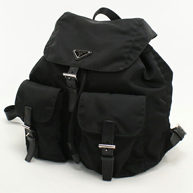 中古 プラダ リュック レディース ブランド PRADA バックパック ブラック USDPR113575011