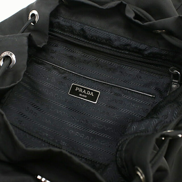 中古 プラダ リュック レディース ブランド PRADA バックパック ブラック USDPR113575011