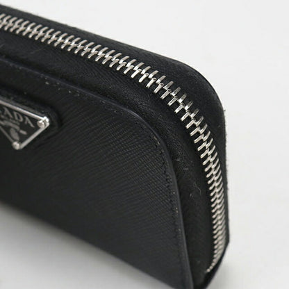 中古 プラダ 小銭入れ レディース ブランド PRADA サフィアーノレザー コインケース レザー ブラック USDPR113621011