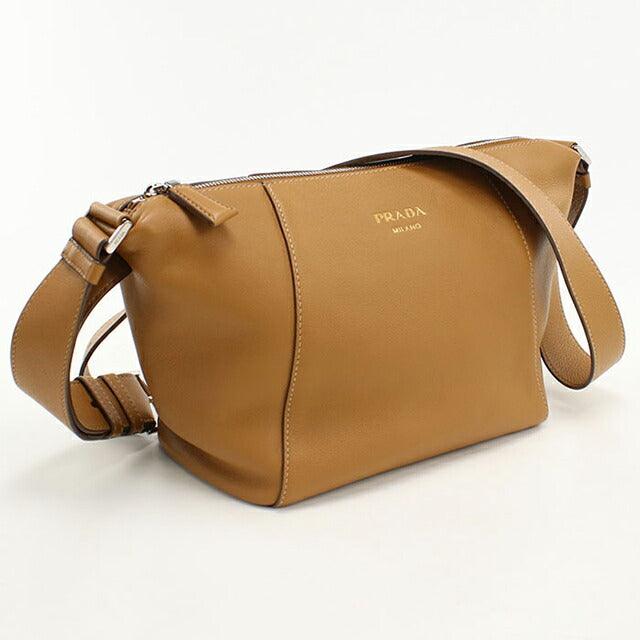 中古 プラダ 斜め掛け ショルダーバッグ メンズ ブランド PRADA ブラウン USDPR113692011