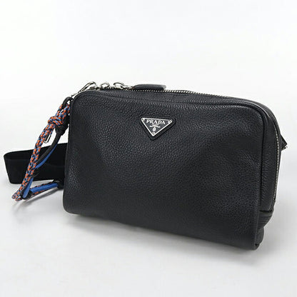 中古 プラダ ショルダーバッグ メンズ ブランド PRADA ヴィッテロダイノレザー レザー 2VH181 2BBE F0002 ブラック USDPR113720011