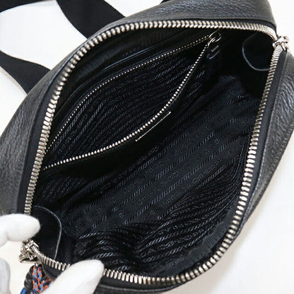 中古 プラダ ショルダーバッグ メンズ ブランド PRADA ヴィッテロダイノレザー レザー 2VH181 2BBE F0002 ブラック USDPR113720011