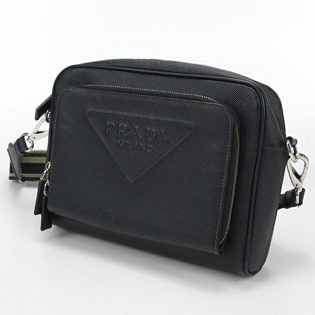 中古 プラダ ショルダーバッグ メンズ ブランド PRADA サフィアーノ