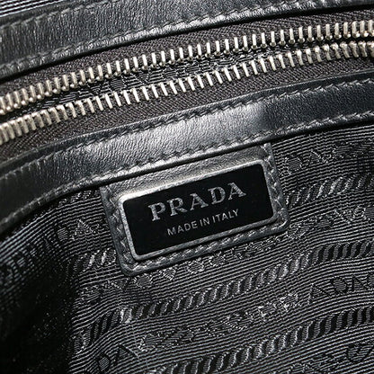 中古 プラダ ショルダーバッグ メンズ ブランド PRADA サフィアーノ レザー 2VH152 ブラック USDPR114424011