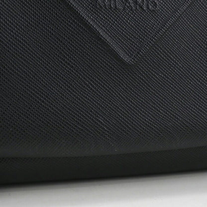 中古 プラダ ショルダーバッグ メンズ ブランド PRADA サフィアーノ レザー 2VH152 ブラック USDPR114424011