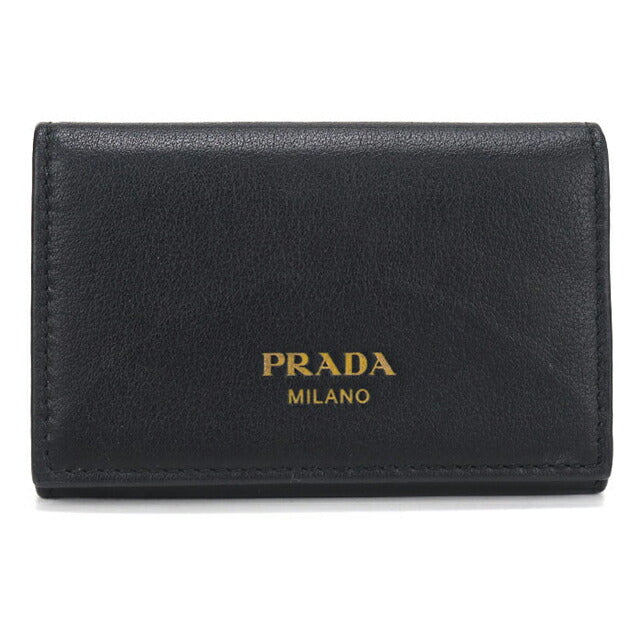 中古 プラダ 名刺入れ レディース ブランド PRADA レザーカードケース