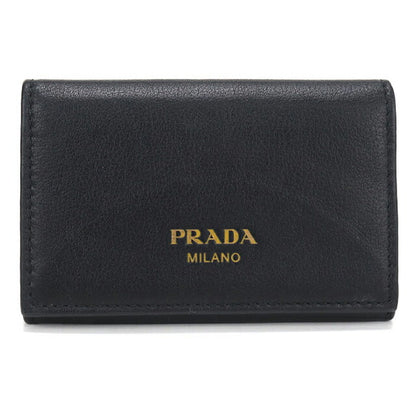 中古 プラダ 名刺入れ レディース ブランド PRADA レザーカードケース 1MC110 ブラック USDPR114537011