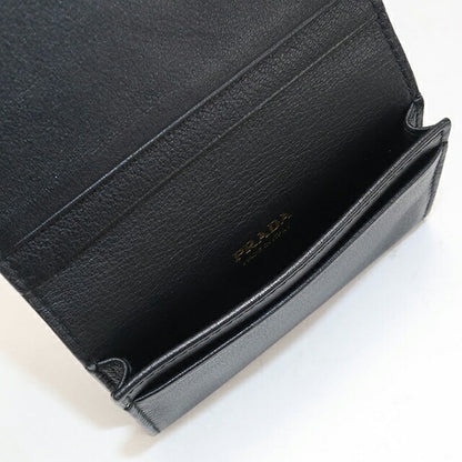 中古 プラダ 名刺入れ レディース ブランド PRADA レザーカードケース 1MC110 ブラック USDPR114537011