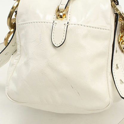 中古 プラダ ハンドバッグ レディース ブランド PRADA ダングル ミニ レザー ホワイト USDPR114831011