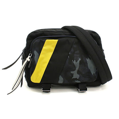 中古 プラダ 斜め掛け ショルダーバッグ メンズ ブランド PRADA 2VH043 ブラック USDPR114852011