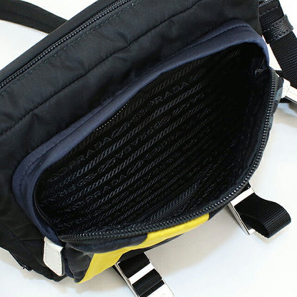 中古 プラダ 斜め掛け ショルダーバッグ メンズ ブランド PRADA 2VH043 ブラック USDPR114852011