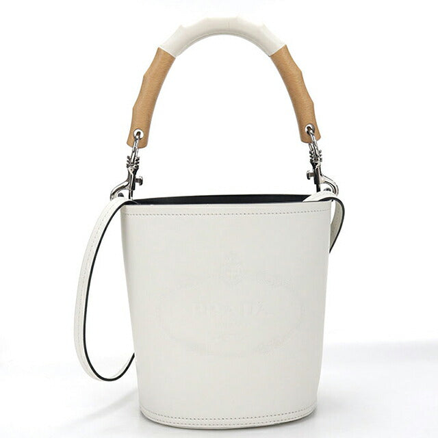 中古 プラダ ハンドバッグ レディース ブランド PRADA 2WAY 1BE048 ホワイト USDPR115069011