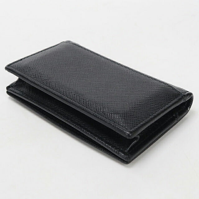 中古 プラダ 名刺入れ レディース ブランド PRADA カードケース レザー 1MC122 ブラック USDPR115150011