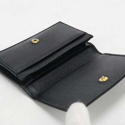 中古 プラダ 名刺入れ レディース ブランド PRADA カードケース レザー 1MC122 ブラック USDPR115150011