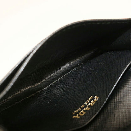 中古 プラダ 名刺入れ レディース ブランド PRADA カードケース レザー 1MC122 ブラック USDPR115150011
